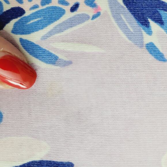 Lilly Pulitzer Dress Small Purple Margot Swing Floral Elephant Trunks In he Air - Picture 12 of 12